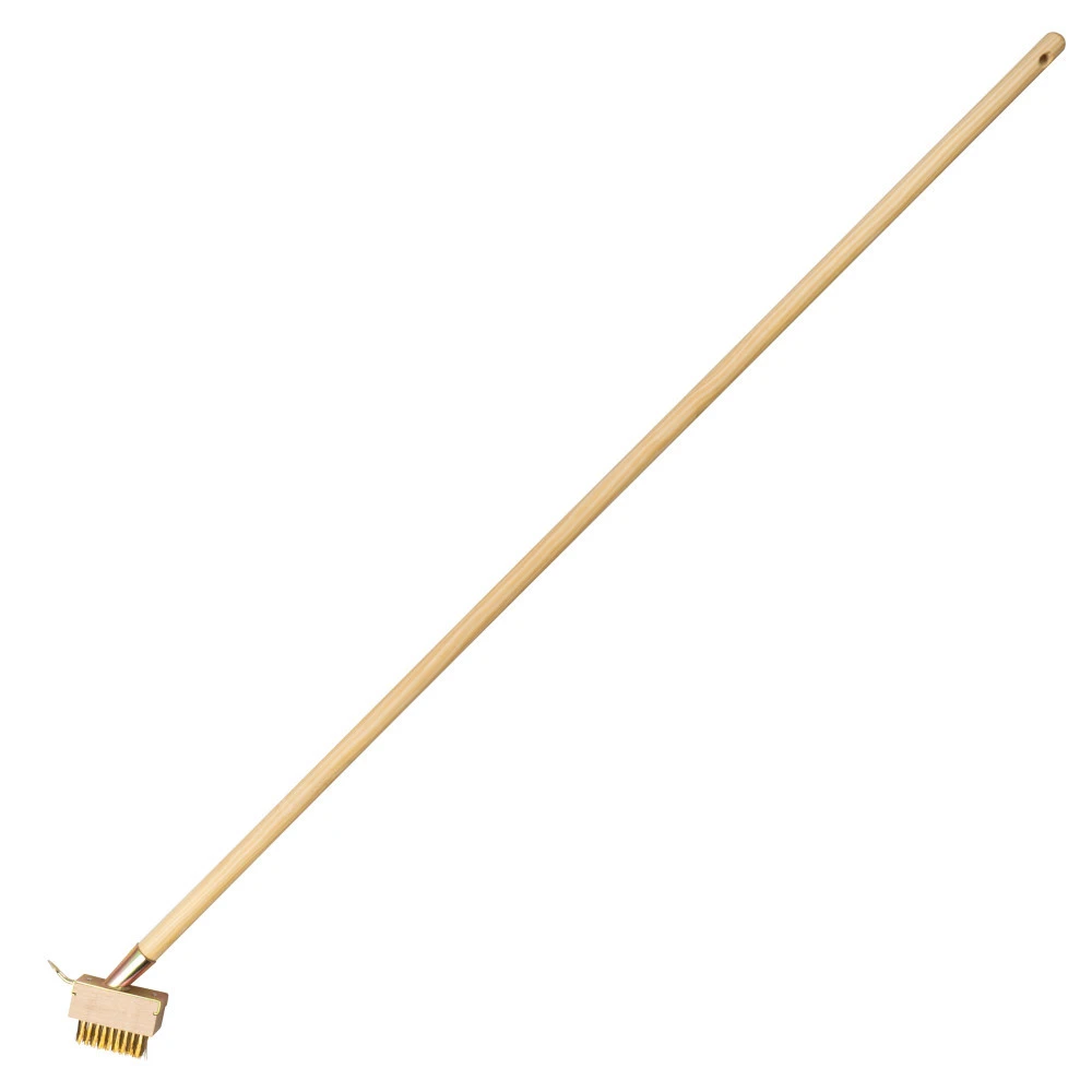 Fugenbürste Mit Stahlkratzer, Metallborsten Und Holzstiel 4 Fugenbürste Mit Stahlkratzer, Metallborsten Und Holzstiel - Image 2