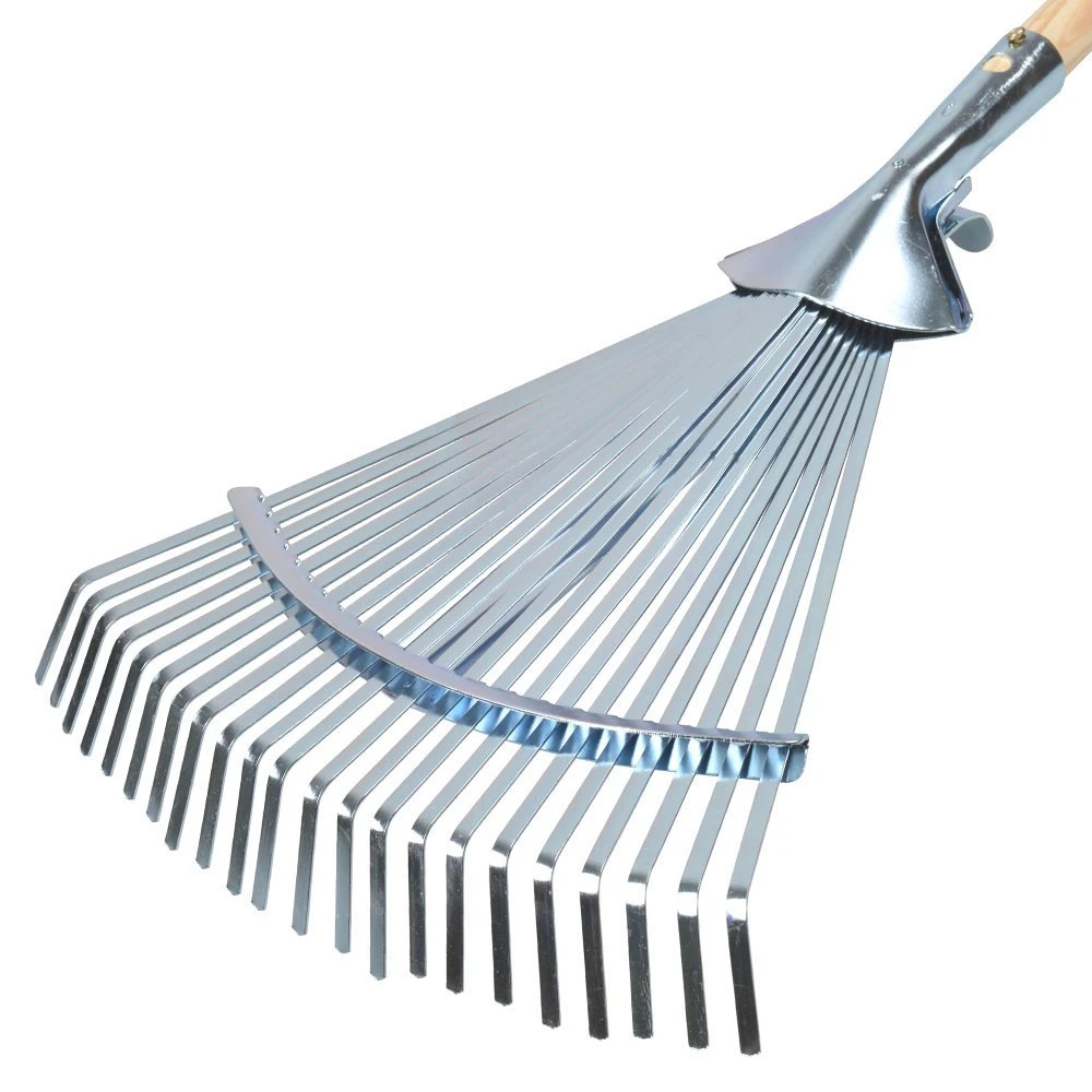 Laubbesen Verstellbar 22 Zinken Aus Stahl 4 Laubbesen Verstellbar 22 Zinken Aus Stahl - Image 2