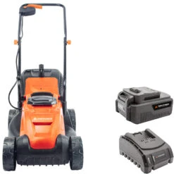 YARD FORCE Akku-Rasenmäher 20 V Mit Akku Und Schnellladegerät