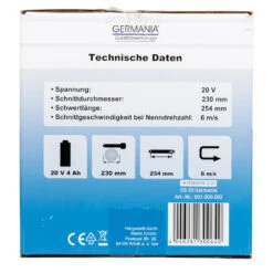 GERMANIA Plattform Akku Kettensäge 20 V -Grün Welt Verkauf 9k3zMzpIviWbNnr 1280x1280