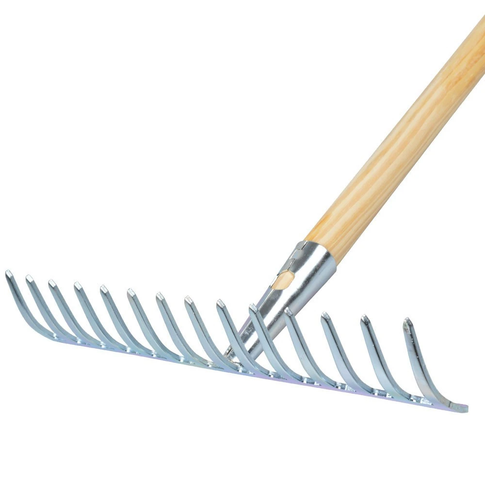 Gartenrechen 14 Zinken Verzinkt Mit Holzstiel 5 Gartenrechen 14 Zinken Verzinkt Mit Holzstiel - Image 3