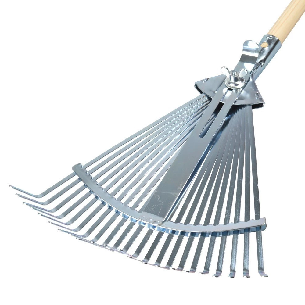 Laubbesen Verstellbar 22 Zinken Aus Stahl 5 Laubbesen Verstellbar 22 Zinken Aus Stahl - Image 3